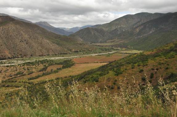Região de San Tomás, área de produção dos melhores vinhos do México (próximo à Enseñada, na Baja California)